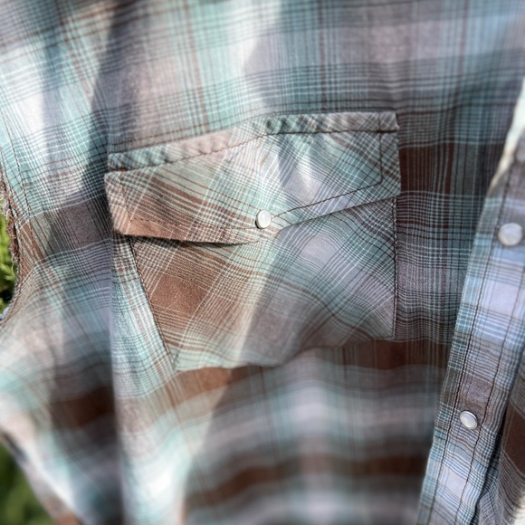 Mens (2X) CANYON GUIDE OUTFITTERS SLEEVELESS SNAP UP COLLAR SHIRT - Picture 4 of 10